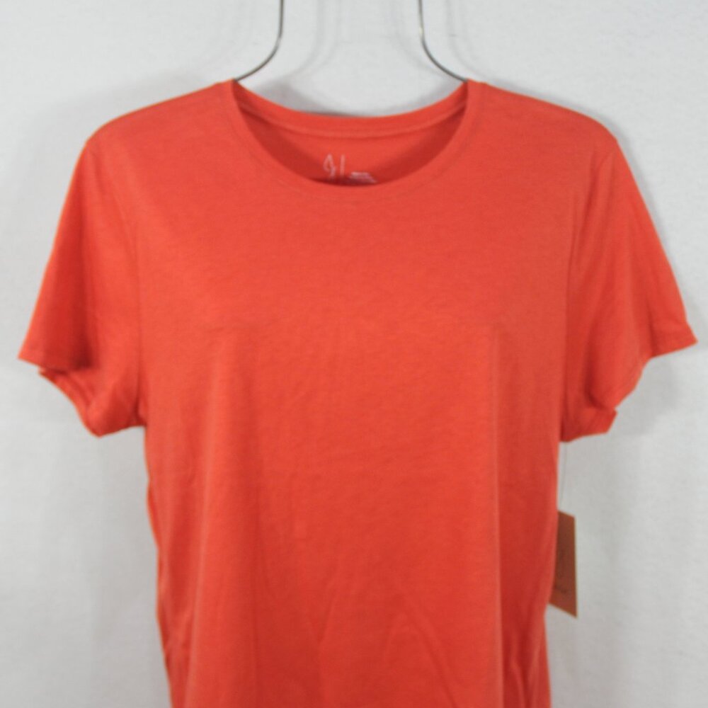 Joie Women's T-shirt XL Fall Pumkin Orange Crew Neck Tee Blouse Pullover Top NWT